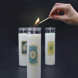 Protection - Magical candle with sodalite &amp; dragon's blood for rituals &amp; spells