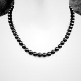 Dumortierit halsband 8 mm pärlor