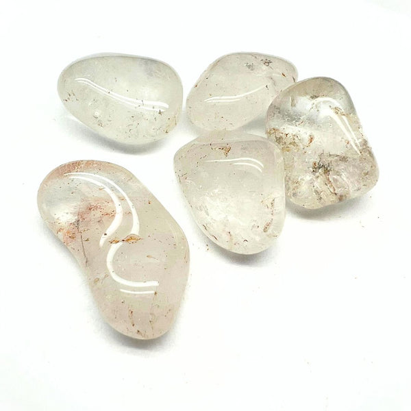 Rock crystal, tumbled stone