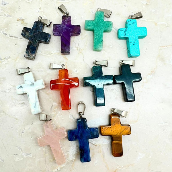 Cross, stone mix