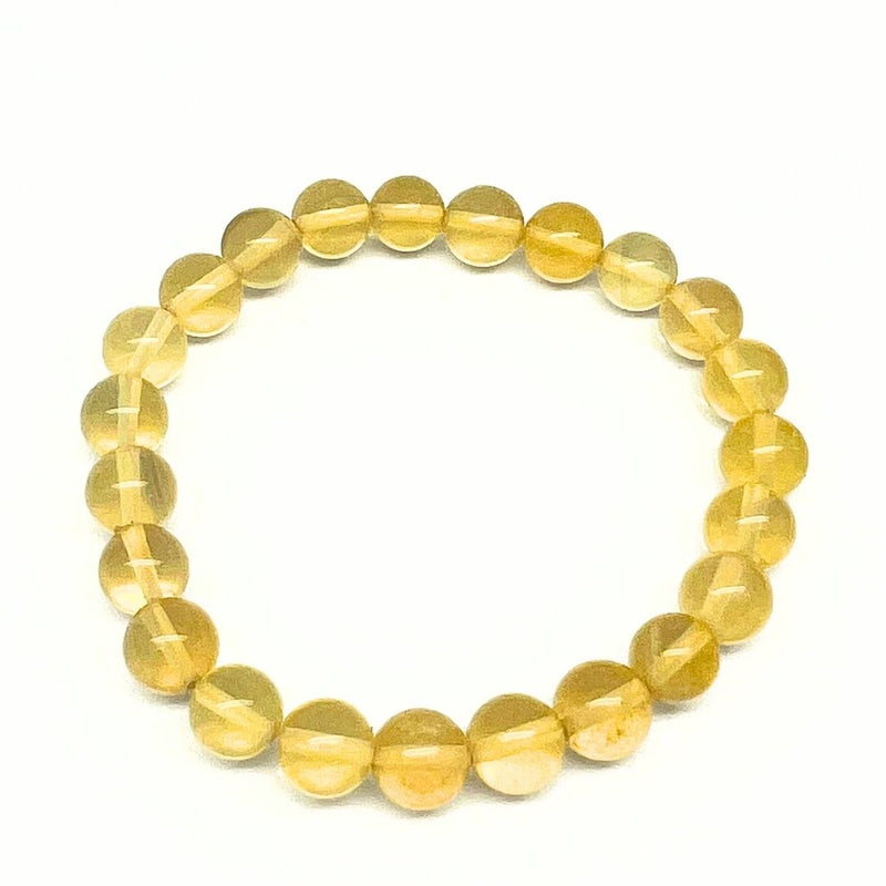 Fluorite yellow bracelet 8 mm