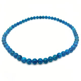 Apatite necklace 8 mm beads