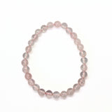 Rose quartz bracelet 4, 6 or 8 mm beads