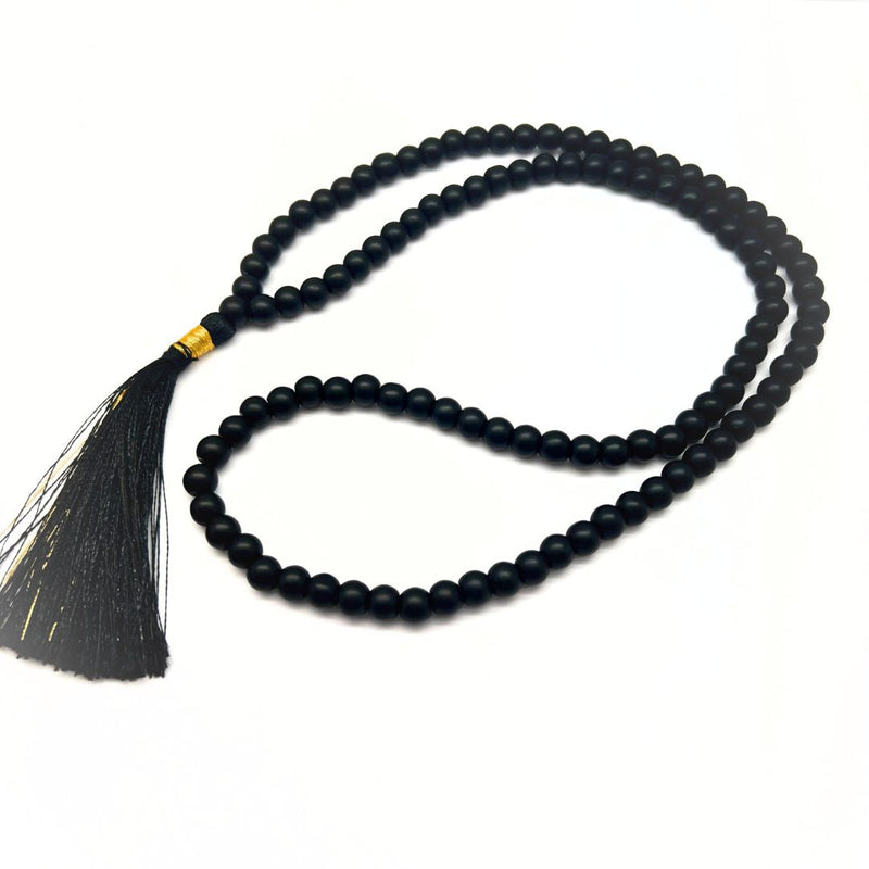Onyx faceted beads 2 mm