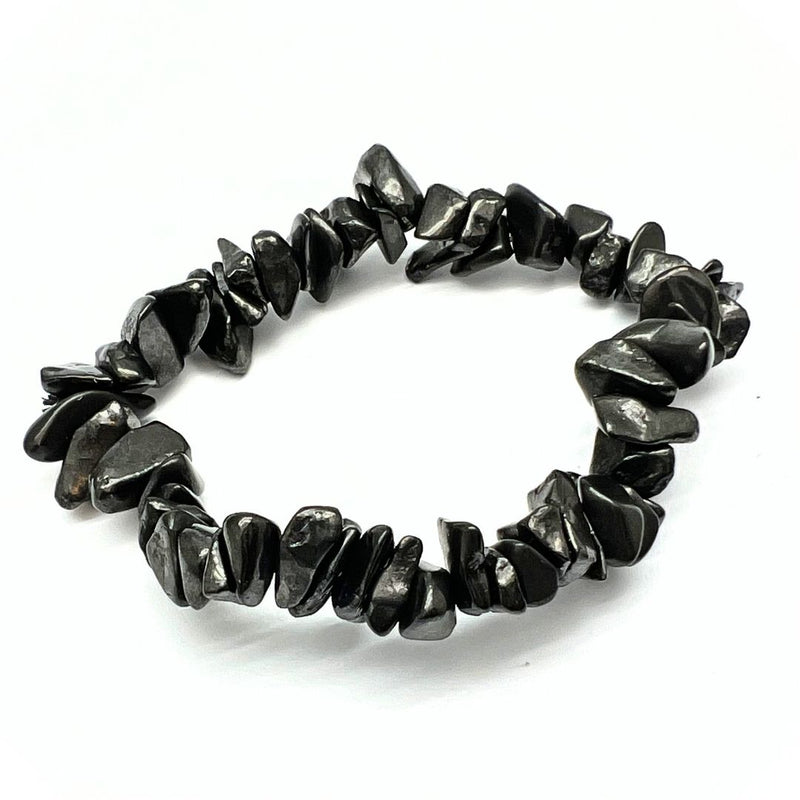 Shungit Chips Som Armband Kristallrummet Shungit Chips Som Armband Kristallrummet