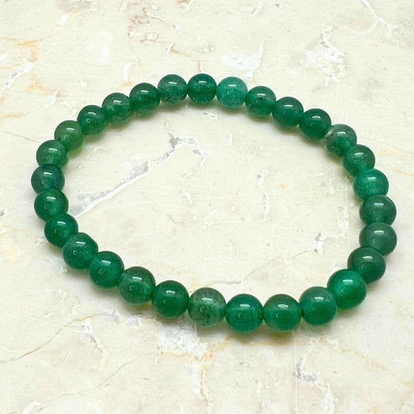 Aventurine bracelet round beads