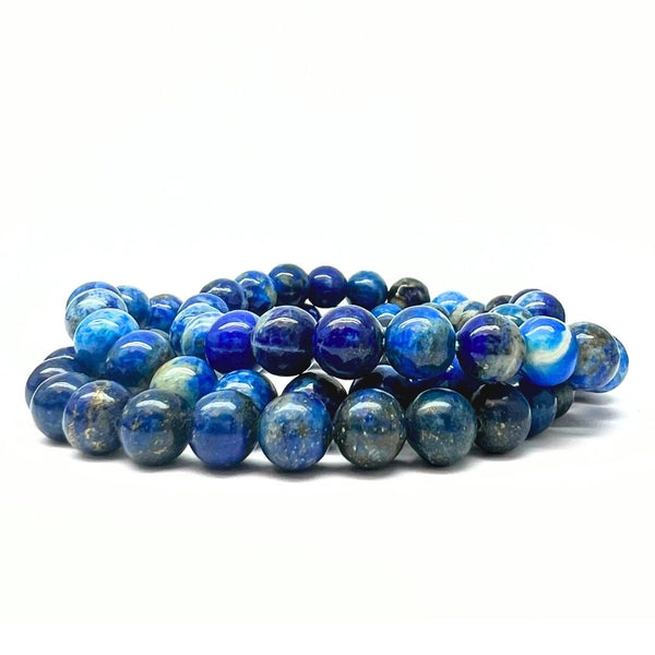 Lapis Lazuli, bracelet with 8 mm beads