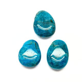 Apatite necklace with silver or gold-plated chain
