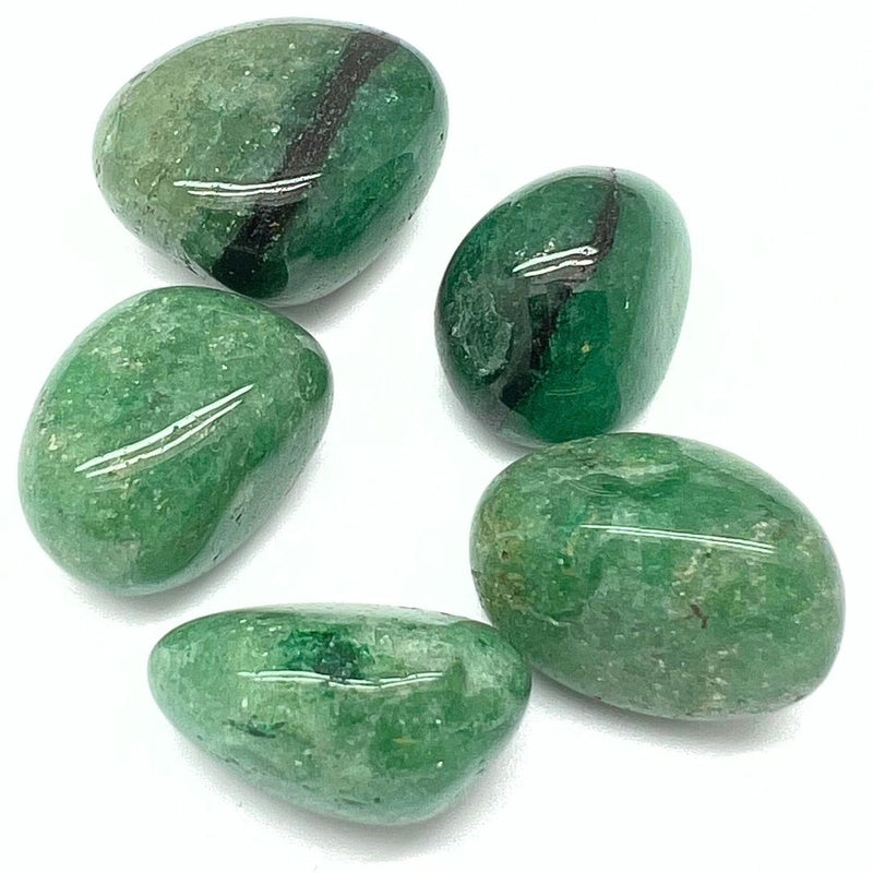 Strawberry quartz, natural tumbled crystal