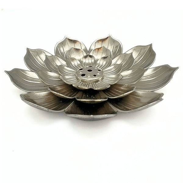 Rökelsehållare Lotus Silver