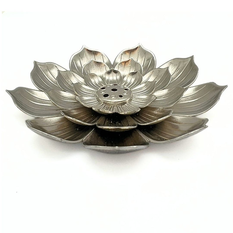 Rökelsehållare Lotus Silver