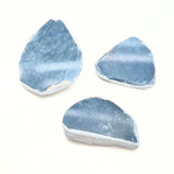 Angelite, one side polished slice