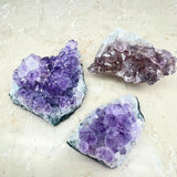 Amethyst, cluster natural crystals