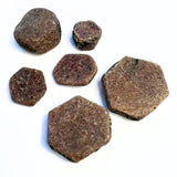 Rubin naturliga kristaller