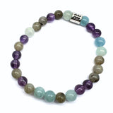 Kristallarmband för stjärntecknet Vattumannen