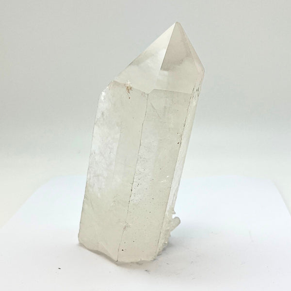 Large Natural Standing Rock Crystal Lemuria Point