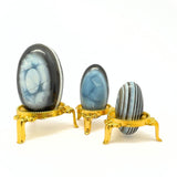 Shiva Lingam fantastisk blå opal