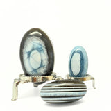 Shiva Lingam fantastisk blå opal