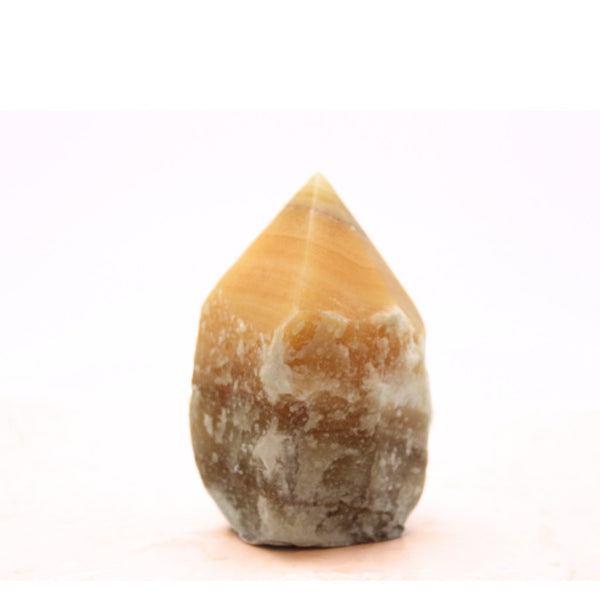 Orange calcite ground tip