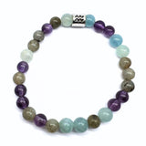 Kristallarmband för stjärntecknet Vattumannen