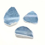 Angelite, one side polished slice