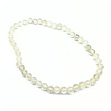 Rock crystal, faceted bracelet 3 mm