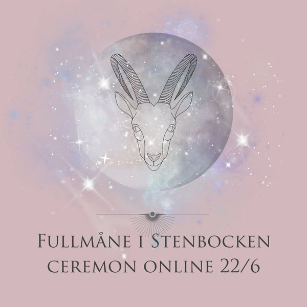 Fullmåneceremoni online med fullmånens renande och helande energi kl 19.00