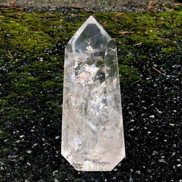 Rock crystal tip no.2. ground extra large