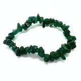 Fuchsite, lovely green chip bracelet