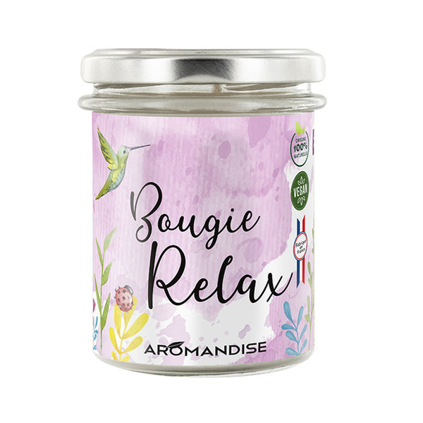 Scented candle Relax with lavender