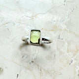 Peridot silverring storlek 5