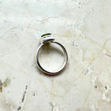 Peridot silverring storlek 5