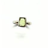 Peridot silverring storlek 5