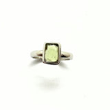 Peridot silverring storlek 5