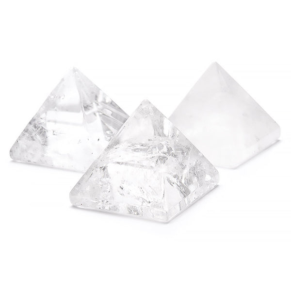Rock crystal pyramid
