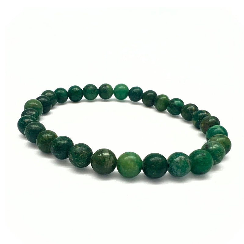 Jade från Afrika armband 6 mm pärlor