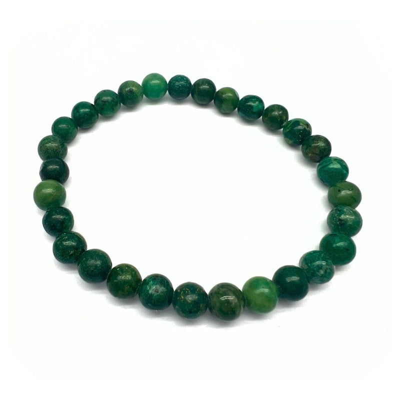 Jade från Afrika armband 6 mm pärlor