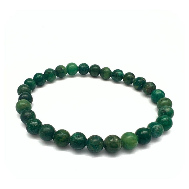 Jade från Afrika armband 6 mm pärlor