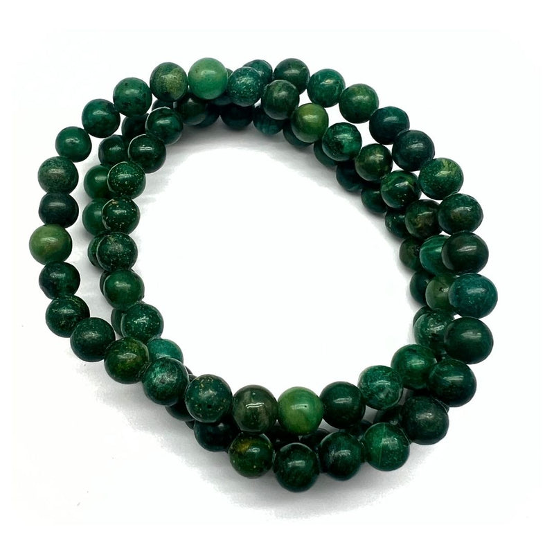 Jade från Afrika armband 6 mm pärlor