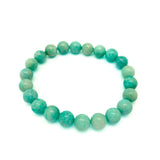 Amazonite, bracelet round 8 mm