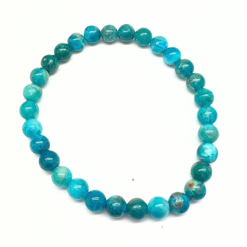 Apatite, bracelet 6 mm