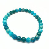 Apatite, bracelet 6 mm