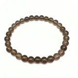 Rökkvarts, armband med 6 mm pärlor A kvalité