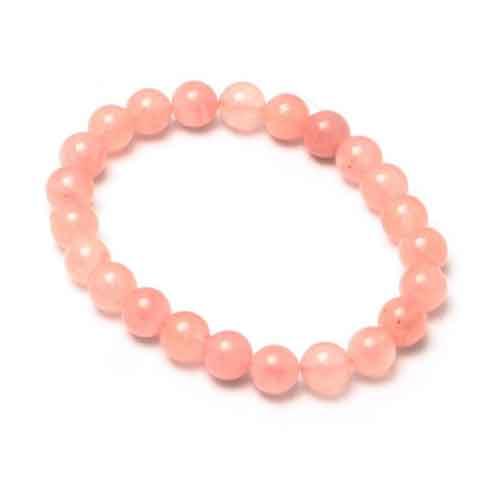 Rose quartz bracelet 4, 6 or 8 mm beads