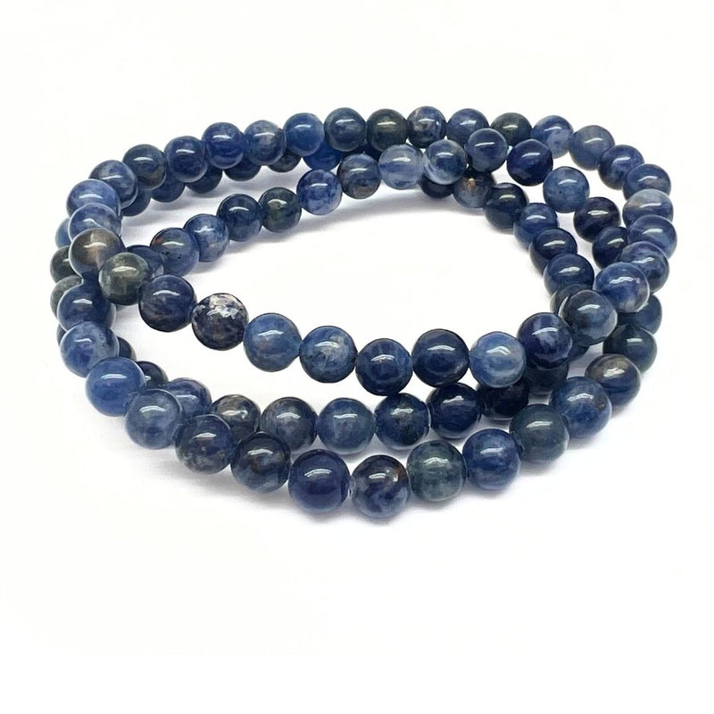 Sodalite bracelet round 6 mm