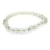 Rock crystal bracelet 6 mm