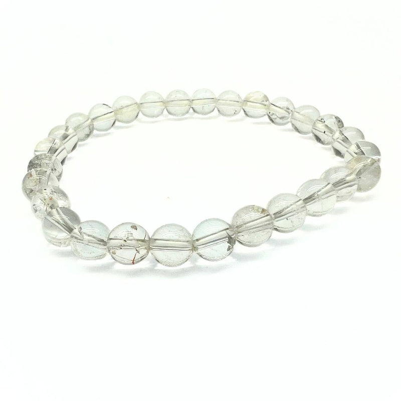Rock crystal bracelet 6 mm