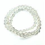Rock crystal bracelet 6 mm