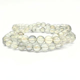 Rock crystal Aurora borealis round 8 mm