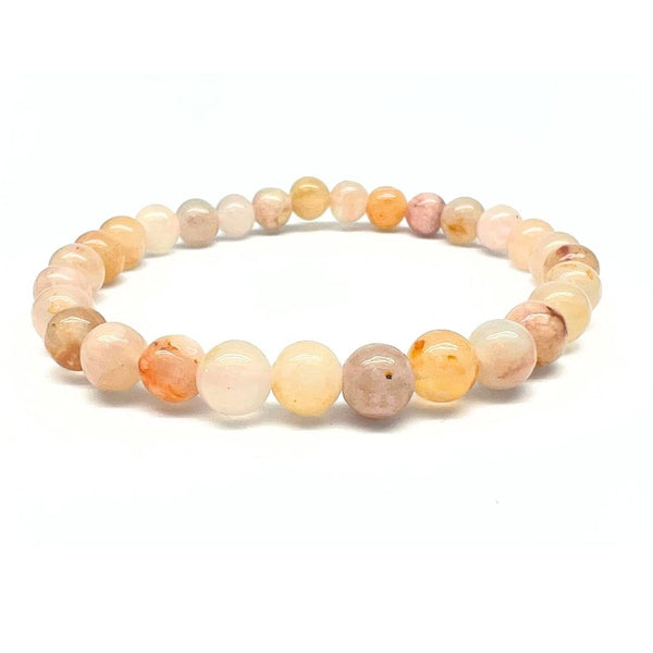 Blomsteragat armband 6 mm